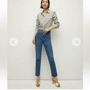 Veronica Beard Alenah Slim-Straight jeans
